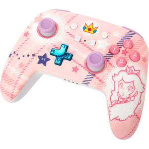 POWERA NSGP0255-01 pentru Nintendo Switch/OLED/Lite Princess Peach Plaid