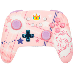 Controller POWERA NSGP0255-01 pentru Nintendo Switch/OLED/Lite Princess Peach Plaid