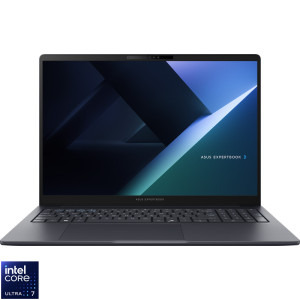 Laptop ASUS 16 ExpertBook B5 B5605CCA, WUXGA, Procesor Intel® Core™ Ultra 7 255H (24M Cache, up to 5.10 GHz), 32GB DDR5, 1TB SSD, Intel Integrated Graphics, No OS, Gentle Grey