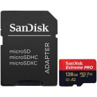 Card memorie SanDisk Micro SDXC Extreme PRO 128GB A2 C10 V30 UHS-I U3 + Adaptor