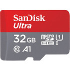 Card memorie SanDisk Micro SDHC Ultra, 32GB, UHS-I, Class 10 + Adaptor SD