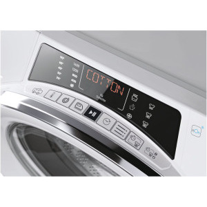 Candy RO16106DWMCT/1-S, 10 kg, 1600 RPM, Clasa A, Inverter, Quick & Clean, Steam, Alb