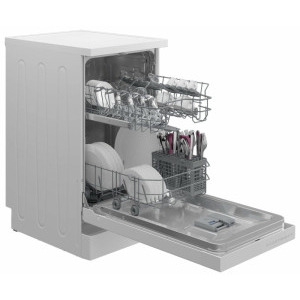 Arctic DFS2802, Slim, 10 seturi, 8 programe, AquaPower, Silent Inverter, Clasa E, 60 cm, Alb