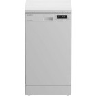 Masina de spalat vase Arctic DFS2802, Slim, 10 seturi, 8 programe, AquaPower, Silent Inverter, Clasa E, 60 cm, Alb