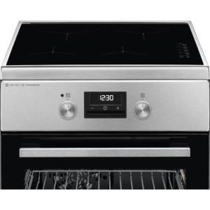 AEG CIB56491BM, Inductie, 4 zone de gatit, SteamBake, Timer, Grill, AirFry, Clasa A, 50 cm, Inox