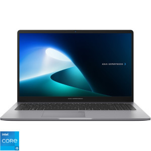 Laptop ASUS 15.6 ExpertBook P1 P1503CVA, FHD, Procesor Intel® Core™ i5-13420H (12M Cache, up to 4.60 GHz), 16GB DDR5, 1TB SSD, Intel UHD, No OS, Misty Grey
