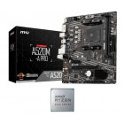 AMD Ryzen 3 4100 3.8GHz + Placa de baza MSI A520M-A PRO (Starter Kit)