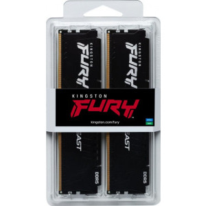 Kingston FURY BEAST DDR5 8192MB×2枚セット Kingston FURY Beast Noir RGB Mémoire DDR5 32Go Kit de 2