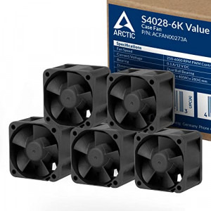 ARCTIC AC S4028-6K 40mm Black 5pack