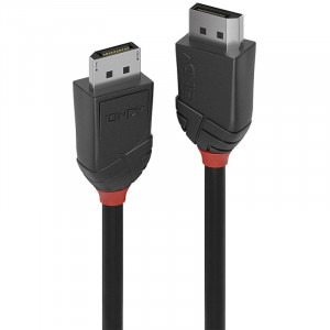 Cablu video LINDY Black, DisplayPort Male - DisplayPort Male, v1.2, 1m, negru