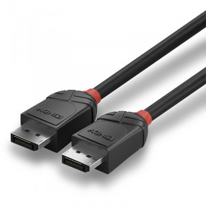 LINDY Black, DisplayPort Male - DisplayPort Male, v1.2, 1m, negru