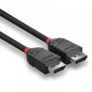 LINDY Black, DisplayPort Male - DisplayPort Male, v1.2, 2m, negru