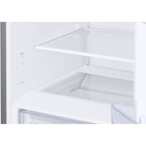 Samsung RB34C632ESA/EF, 341 L, Clasa E, Total No Frost, All Around Cooling, Digital Inverter, Dozator apa, 185 cm, Inox