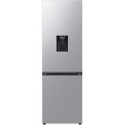 Combina frigorifica Samsung RB34C632ESA/EF, 341 L, Clasa E, Total No Frost, All Around Cooling, Digital Inverter, Dozator apa, 185 cm, Inox