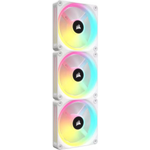 Corsair iCUE Link QX120 RGB 120mm Starter Kit White Three Fan Pack