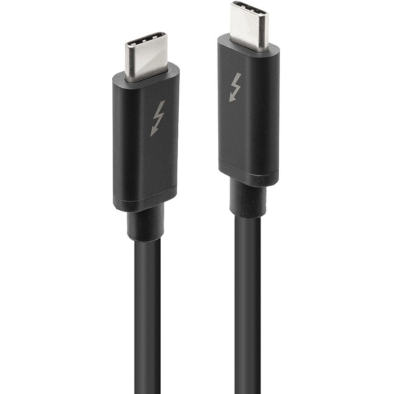 Cablu periferice LINDY USB Tip C Male - USB Tip C Male, Thunderbolt 3, 2m, negru