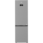 Combina frigorifica Beko B5RCNA406HXB1, 355 L, Clasa C, No Frost, AeroFlow, HarvestFresh, MaxStore, 203 cm, Metal Look