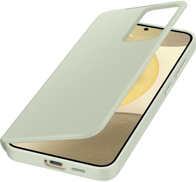 Samsung Husa de protectie tip Book Smart View Wallet Light Green pentru Galaxy S24