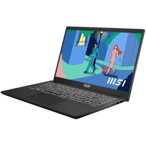 MSI 15.6'' Modern 15 B12MO, FHD, Procesor Intel® Core™ i5-1235U (12M Cache, up to 4.40 GHz, with IPU), 8GB DDR4, 512GB SSD, Intel Iris Xe, Free DOS, Classic Black