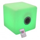 Ibiza Light Boxa portabila Cube4040, 15 LED-uri RGB