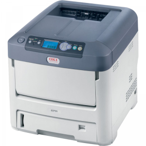 OKI C711WT, laser, color, format A4, retea
