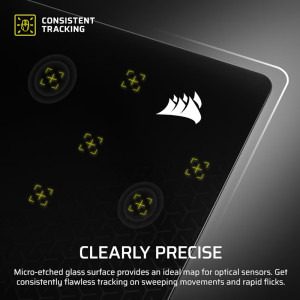 Corsair MM Glass Large Precis Black