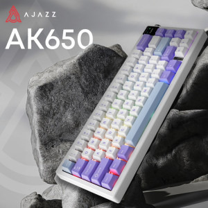 Ajazz AK650 RGB White Dream Weaver Switch Mecanica