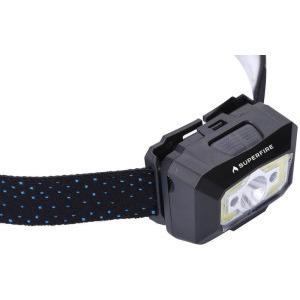 Superfire Lanterna frontala X30, 340 lumeni, Negru