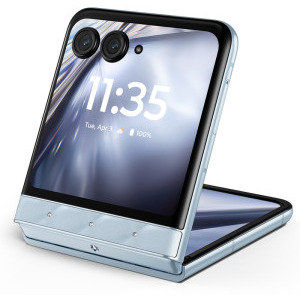 Motorola Razr 60 Swarovski, 256GB, 8GB RAM, Dual SIM, 5G, Tri-Camera, Pantone Ice Melt