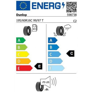 Dunlop Econodrive Winter195/60R16C 99/97T