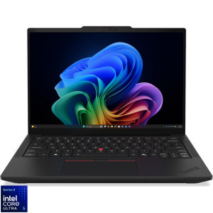 Lenovo 14'' ThinkPad T14 Gen 7, WUXGA IPS, Procesor Intel® Core™ Ultra 5 332 (12M Cache, up to 4.40 GHz), 16GB LPCAMM2 LPDDR5X, 512GB SSD, Intel Graphics, Win 11 Pro, Black