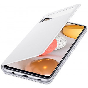 Samsung Protectie de tip Book Smart S View White pentru Galaxy A42 5G