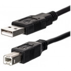 Cablu periferice Omega USB 2.0 Male tip A - USB 2.0 Male tip B, 5m, negru