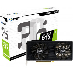 Placa video Palit GeForce RTX 3060 Dual LHR 12GB GDDR6 192-bit
