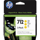 HP Cartus 712 Yellow Tri-Pack
