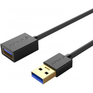 Orico USB 3.0 Male tip A - USB 3.0 Female tip A, 2m, negru