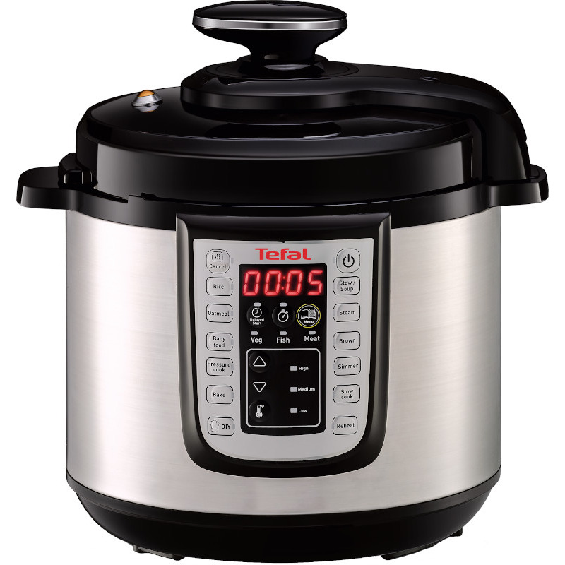 Tefal Multicooker, Oala sub presiune CY505E30 One Pot, 1200W, 6L