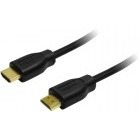 Cablu video Logilink HDMI Male - HDMI Male, v1.4, 2m, negru