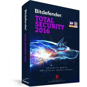 Bitdefender Total Security 2016, 1 Dispozitiv, 1 An, Licenta noua, Retail