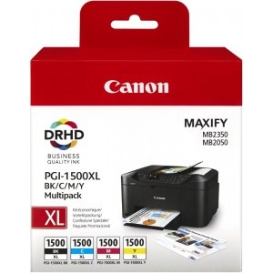Canon PGI-1500XL Multi Black/Cyan/Magenta/Yellow