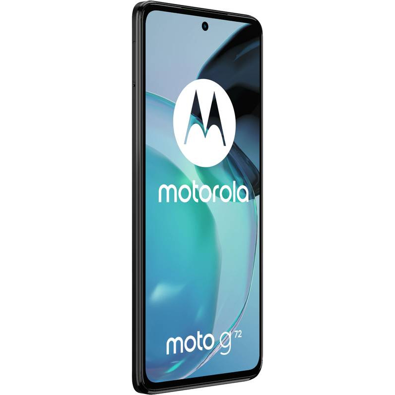 Smartphone Motorola Moto G72, P-OLED 120Hz, 128GB, 8GB RAM, Dual SIM, 4G, 4-Camere, Meteorite Grey