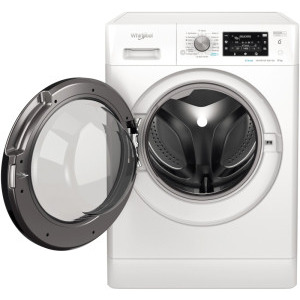 Whirlpool FFD8648BVEE FreshCare+, 8 kg, 1600 RPM, Clasa C, Steam Refresh, Steam Hygiene, 6th Sense, Inverter, Display LCD, Alb