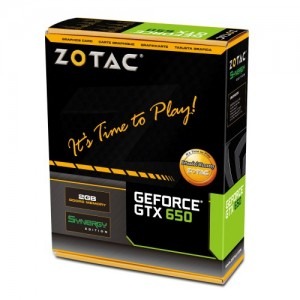 Zotac GeForce GTX 650 Synergy Edition 2GB GDDR5 128-bit