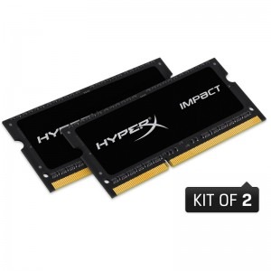 HyperX Impact, 16GB, DDR3, 1600MHz, CL9, 1.35v, Dual Channel Kit