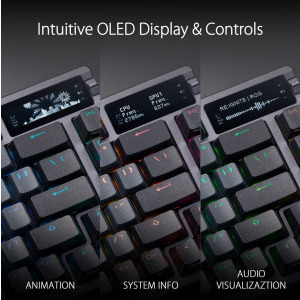 ASUS ROG Azoth RGB PBT NX Red Switch Mecanica
