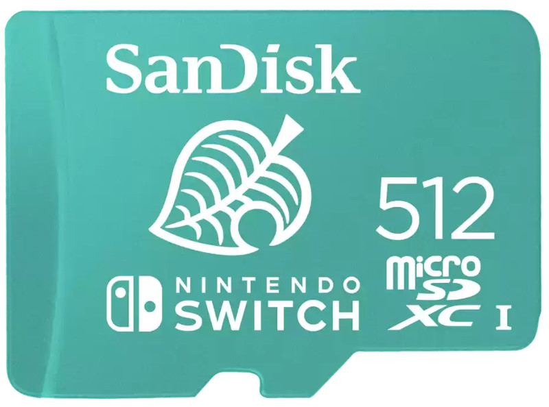 Card memorie SanDisk microSDXC pentru Nitendo Switch, UHS-I, Class 10, 512GB