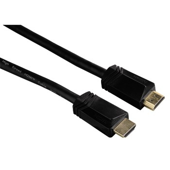 Cablu video Hama HDMI Male - HDMI Male, v1.4, 5m, Ethernet, negru