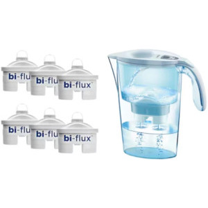 Laica Cana filtranta Stream Alb + 6 filtre Bi-flux