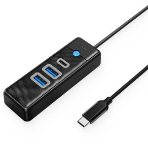 Orico PWC2U-C3, 2x USB 3.0, 1x USB-C, Black