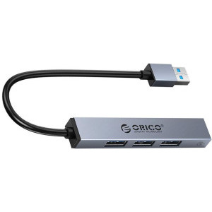 Orico AHU1-1, 4x USB Grey